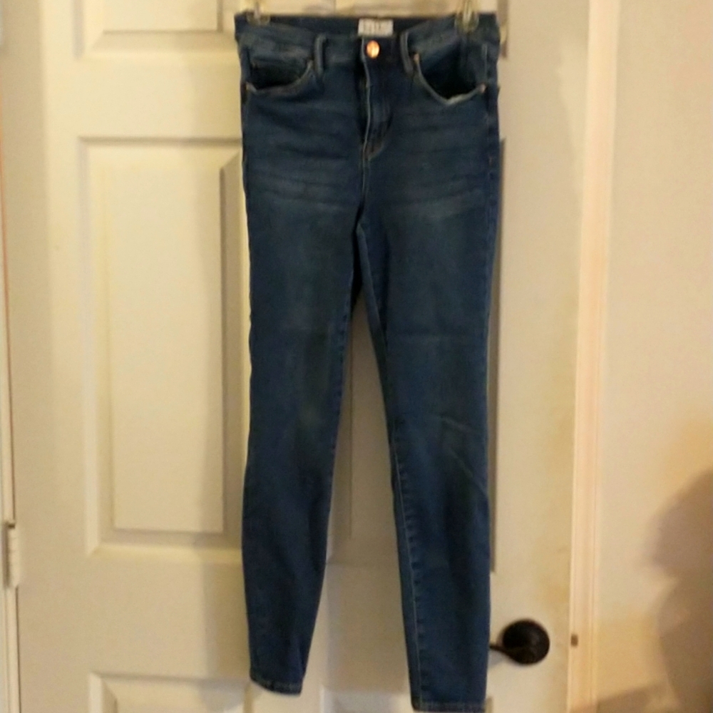 Nicole Miller SOHO High Rise Ankle Skinny Jeans